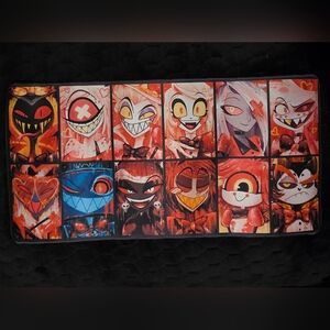 Hazbin Hotel Play Mat / Long Mouse Pad 12×24in Fanmade NEW Angel Alastor Vox etc